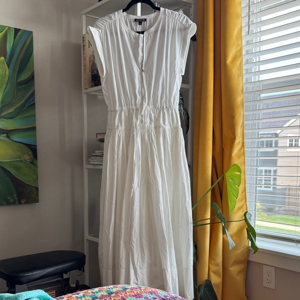 J Crew White Dress